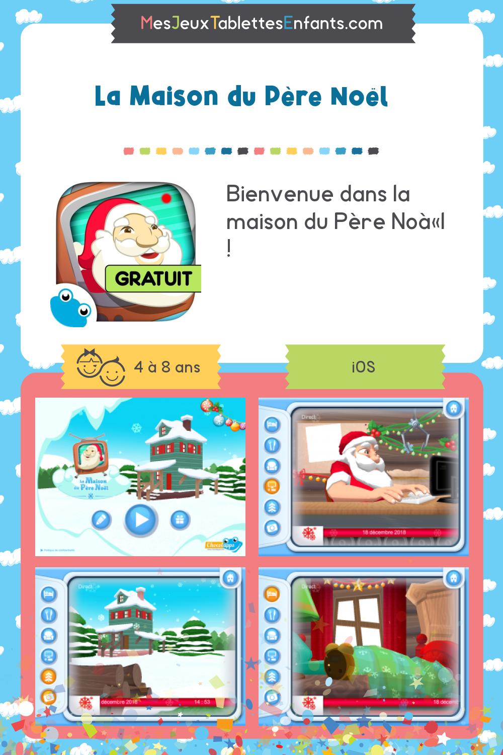La Maison du Père Noël sur iphone - Jeux et applications éducatives