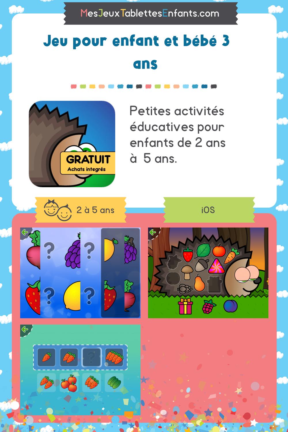 jeu fete enfant 3 ans