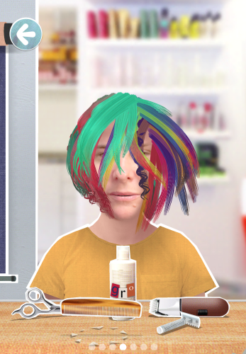 jeu éducatif Toca Hair Salon Me